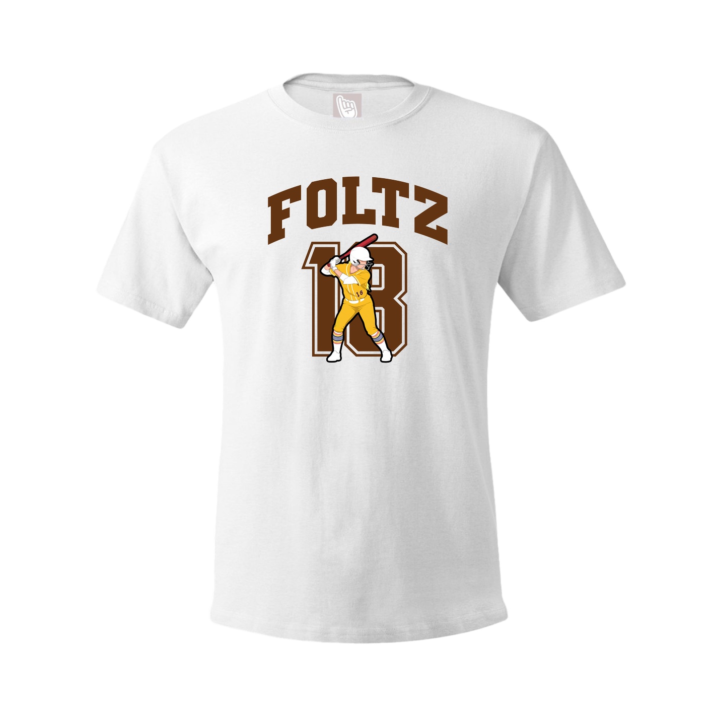 Tee — Number in White