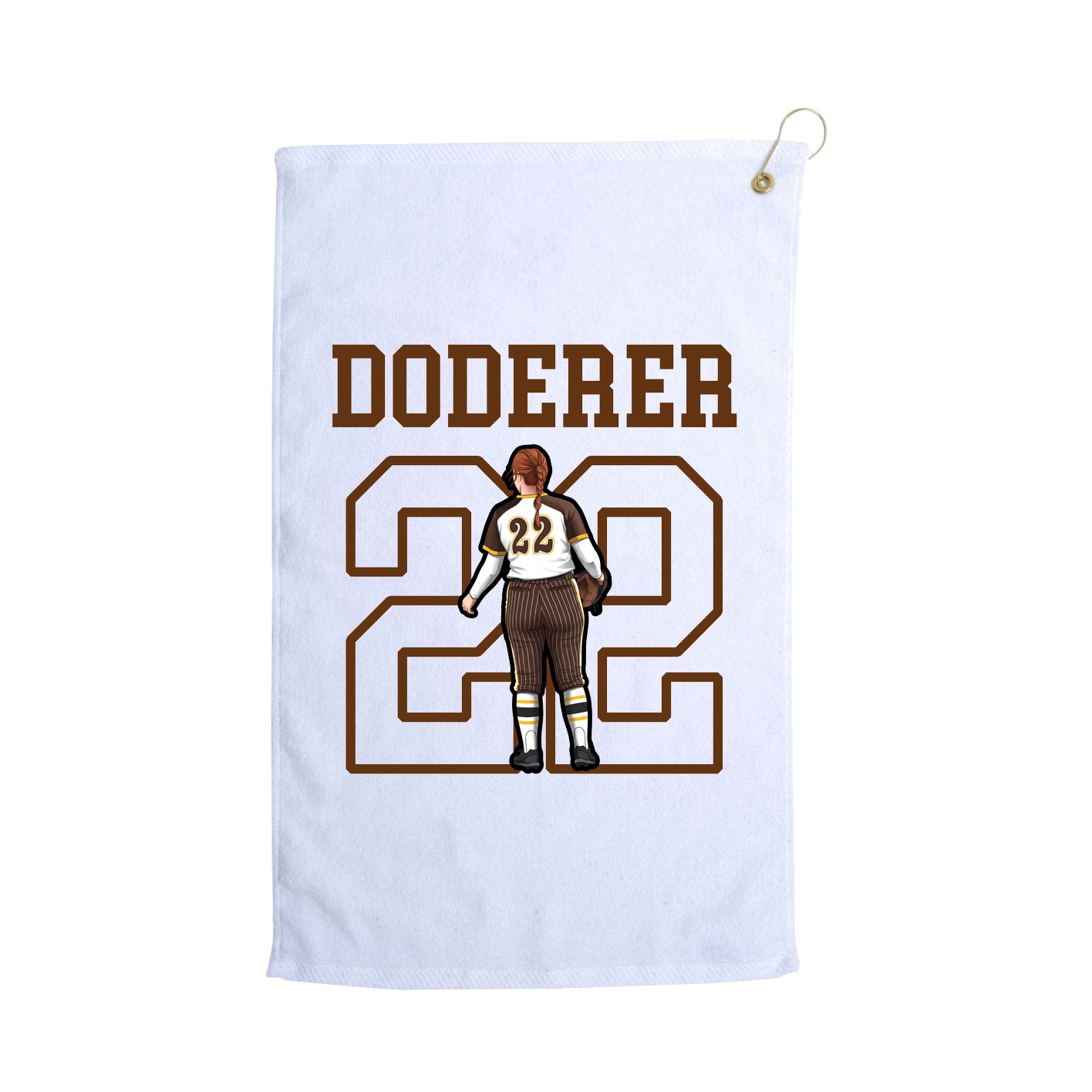 Golf Towel — Shirsey in White