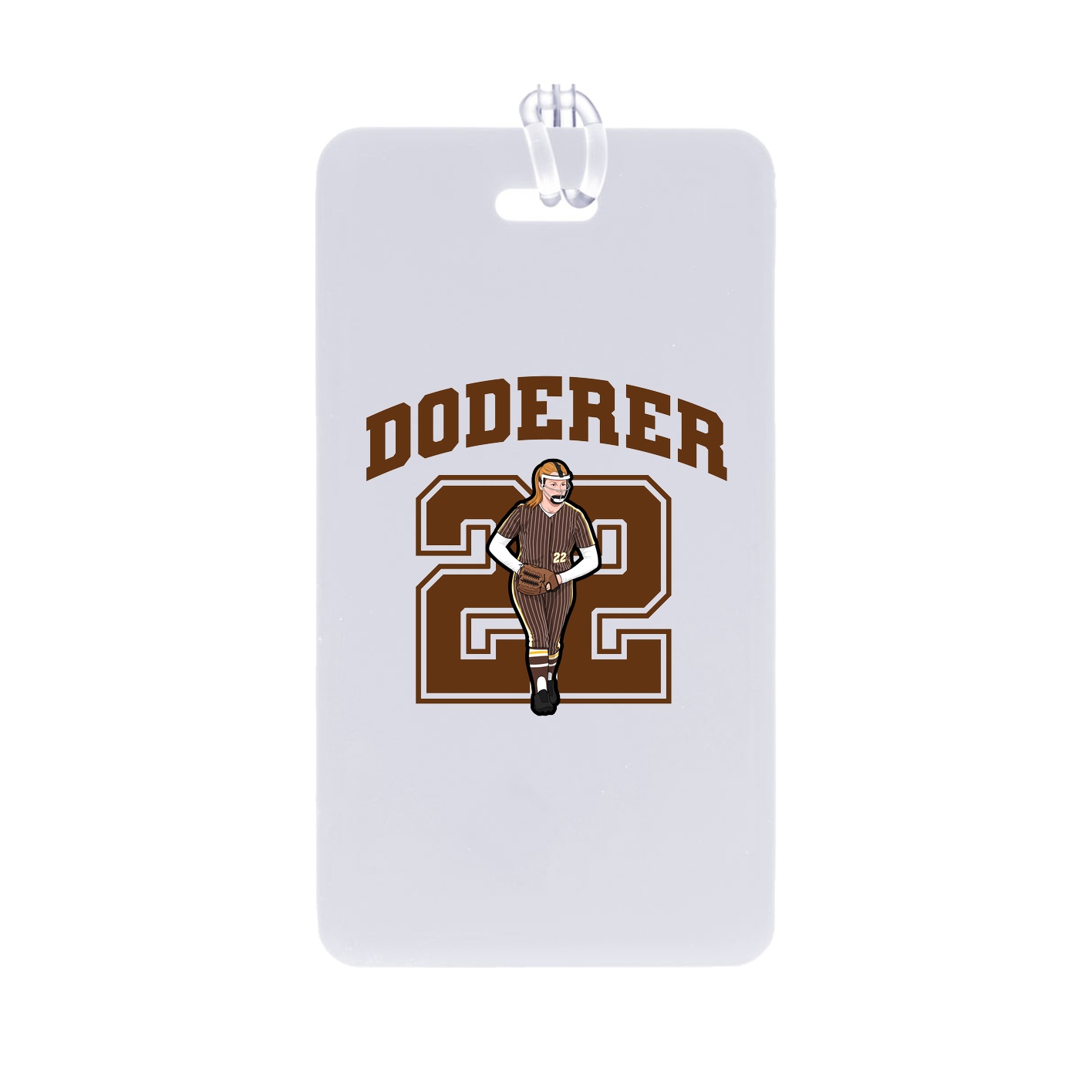 Bag Tag — Number in Classic