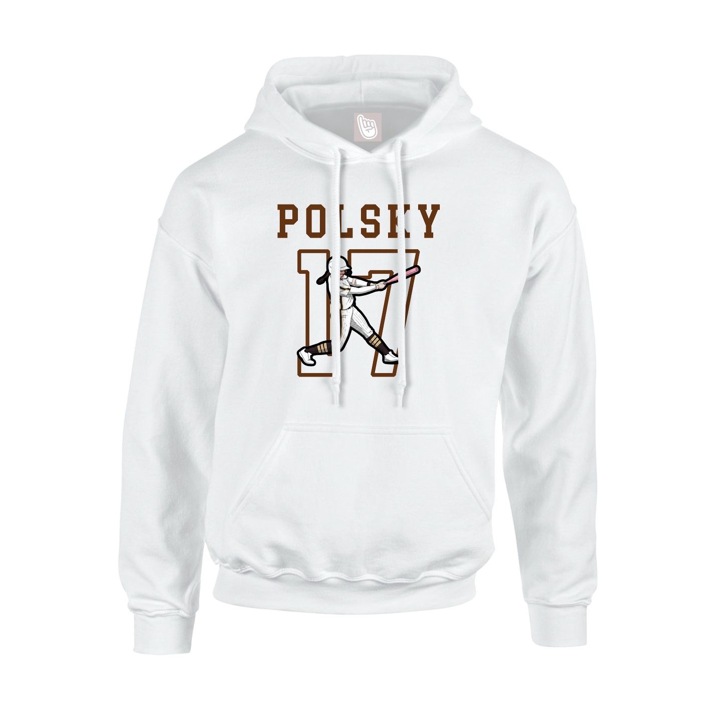 Hoodie — Shirsey in White