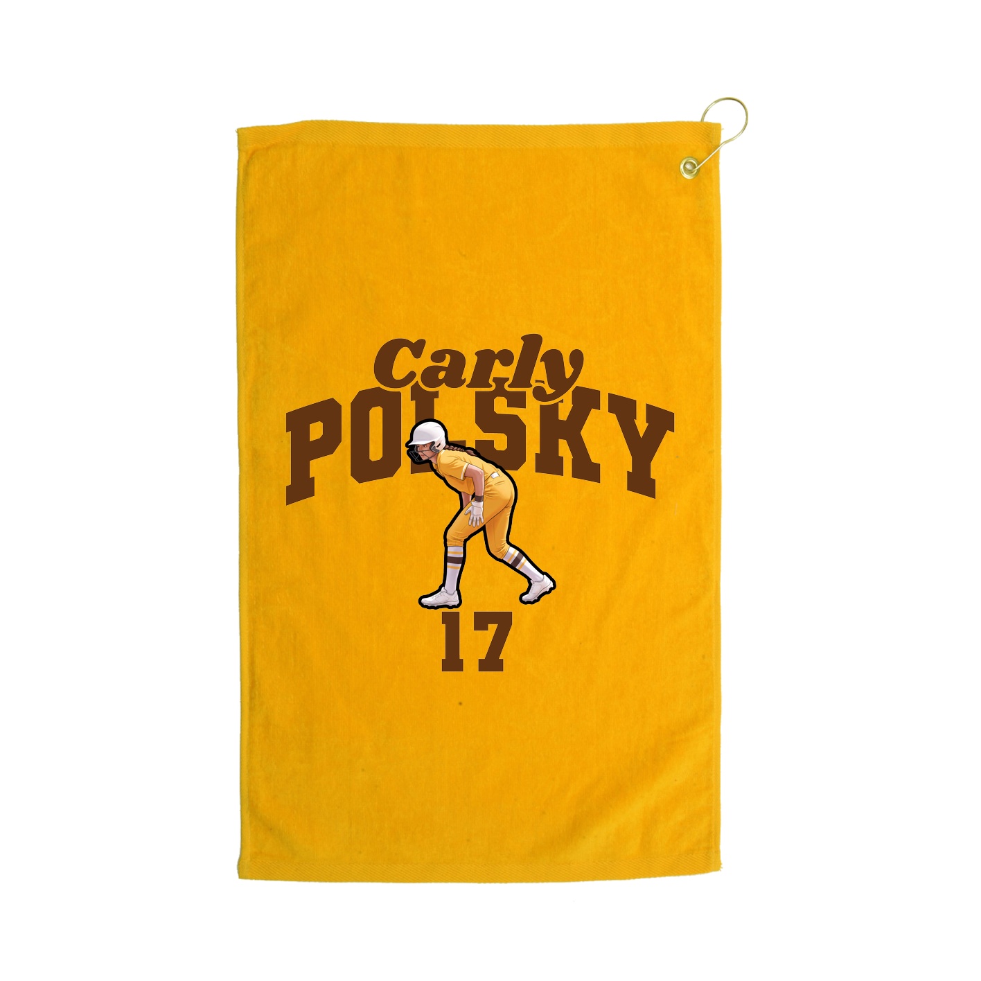 Golf Towel — Signature Arch in Gold