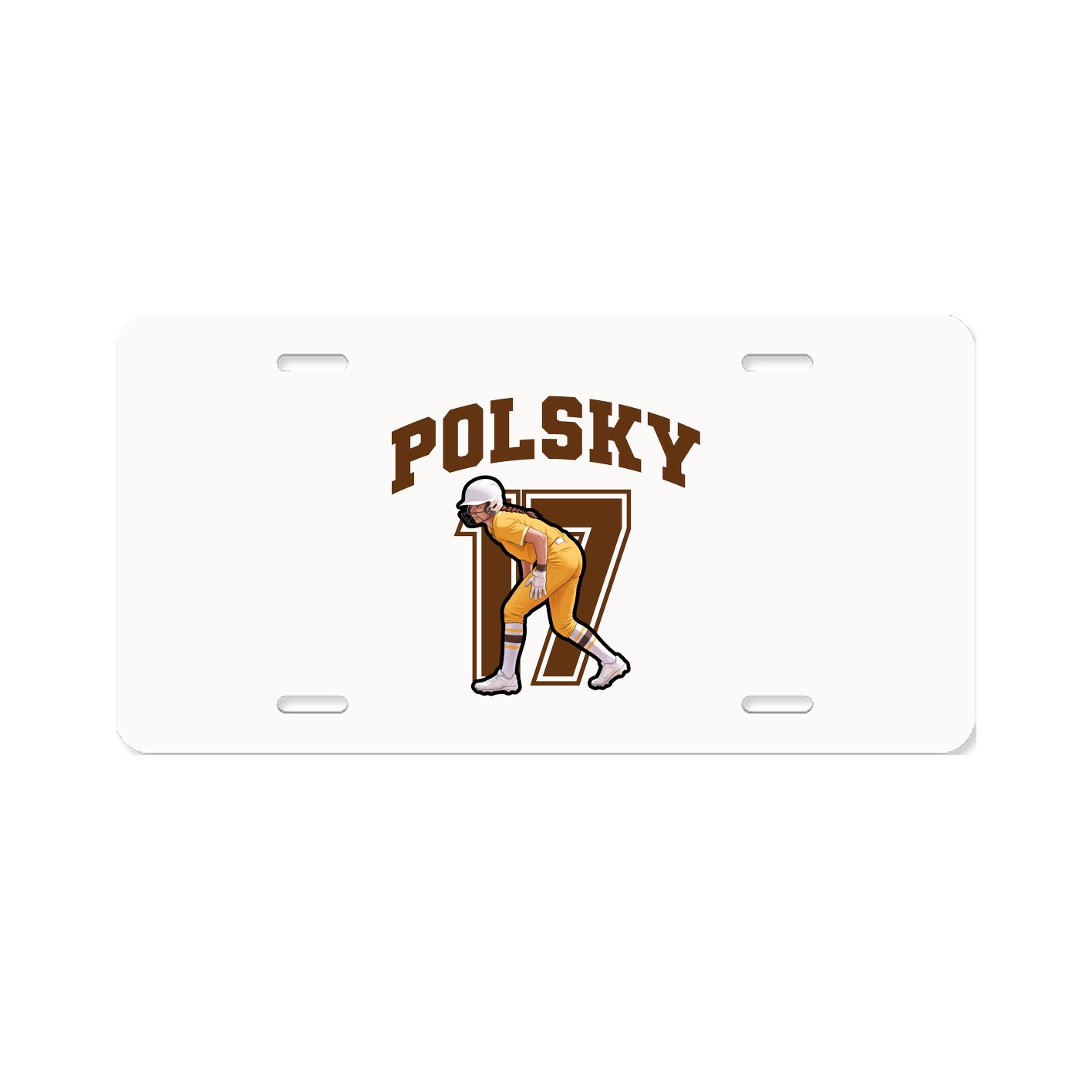 License Plate — Number in Classic