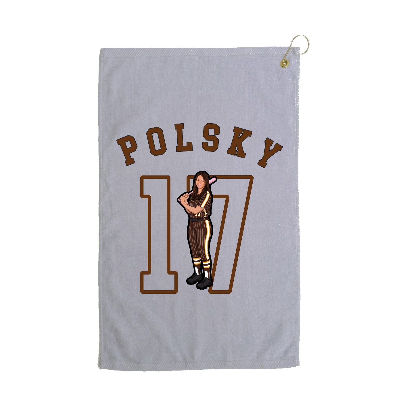 Golf Towel — Shirsey Arch in Grey