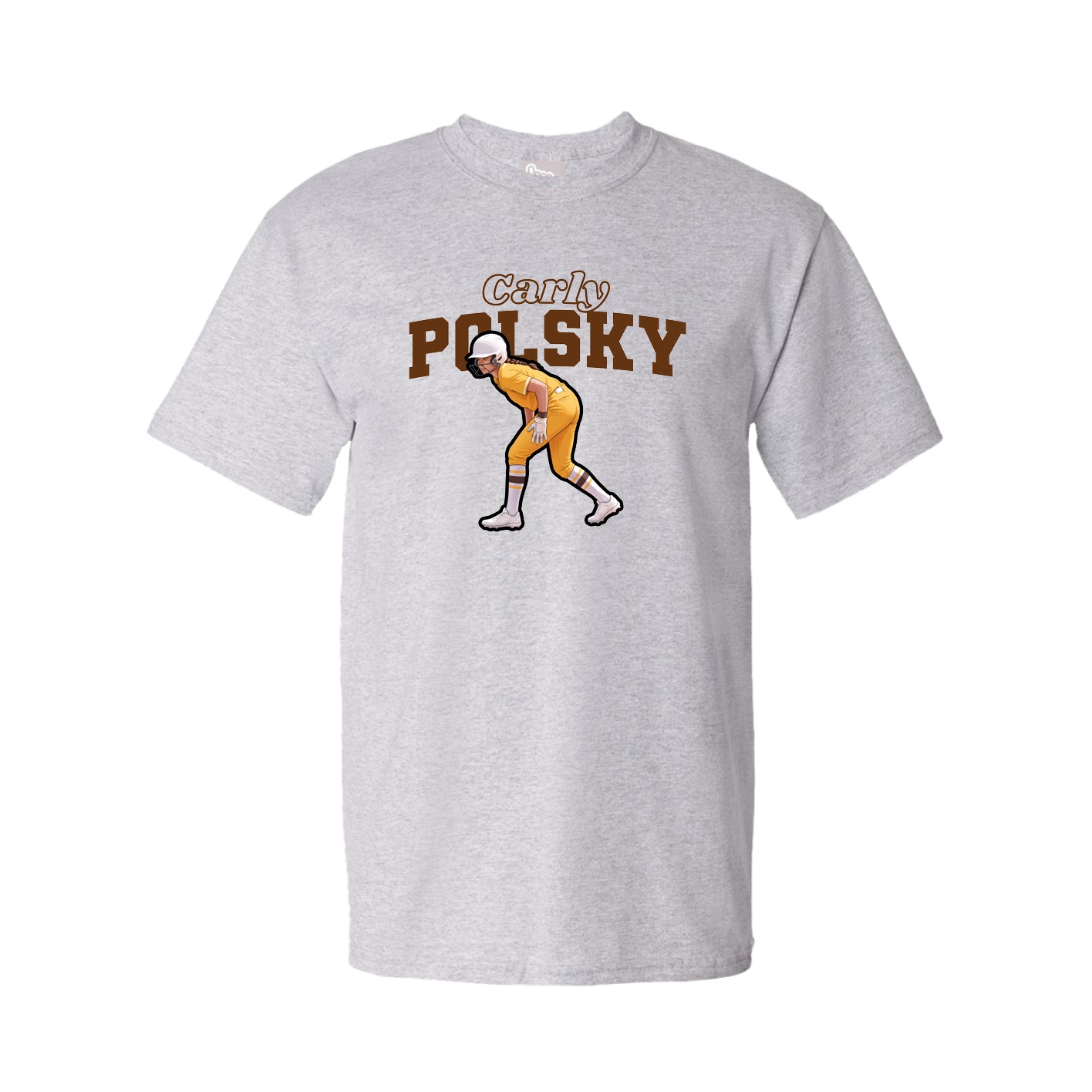 Youth Tee — Name Arch in Grey