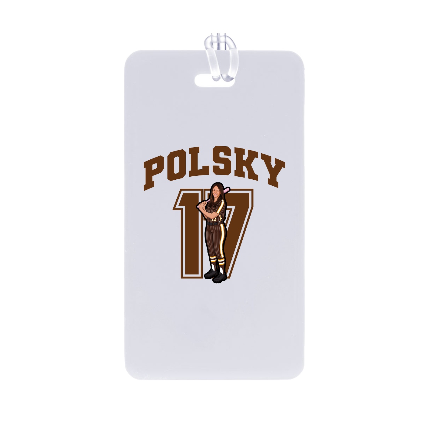 Bag Tag — Number in Classic