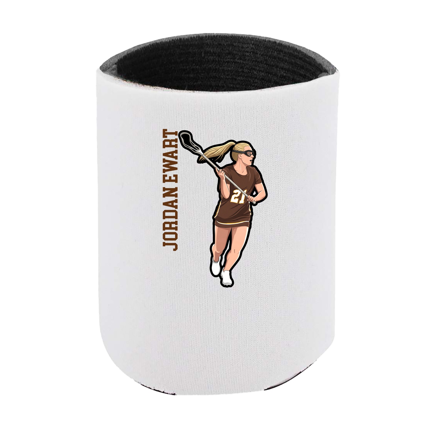 Can Holder — Name Vertical in White