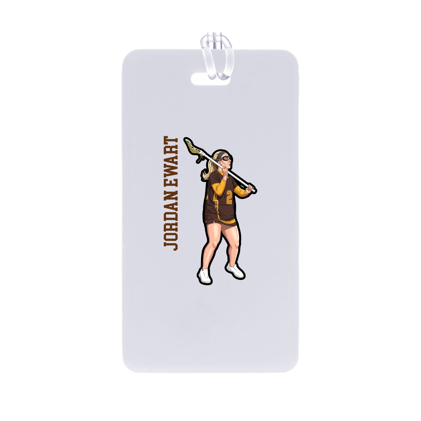 Bag Tag — Name Vertical in Classic