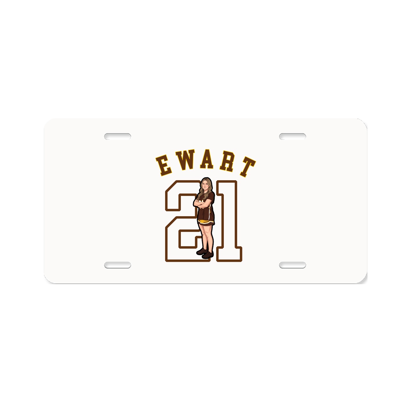 License Plate — Shirsey Arch in Classic