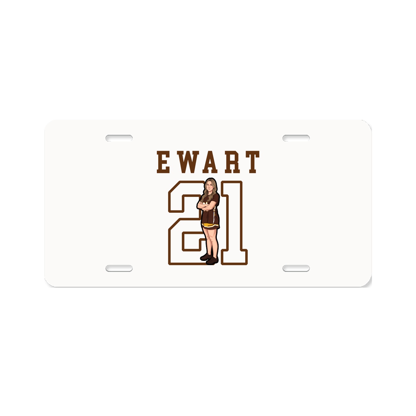 License Plate — Shirsey in Classic