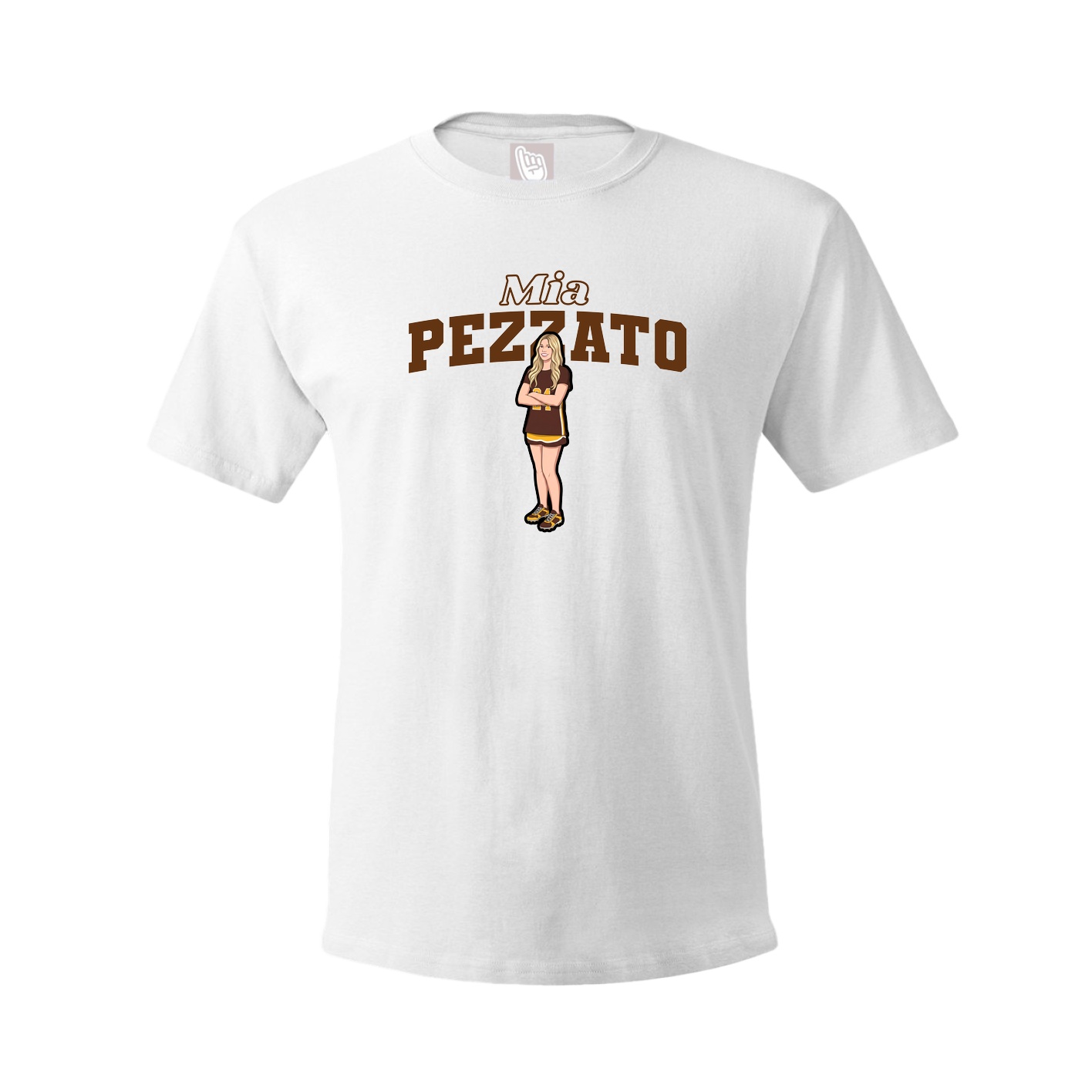 Tee — Name Arch in White