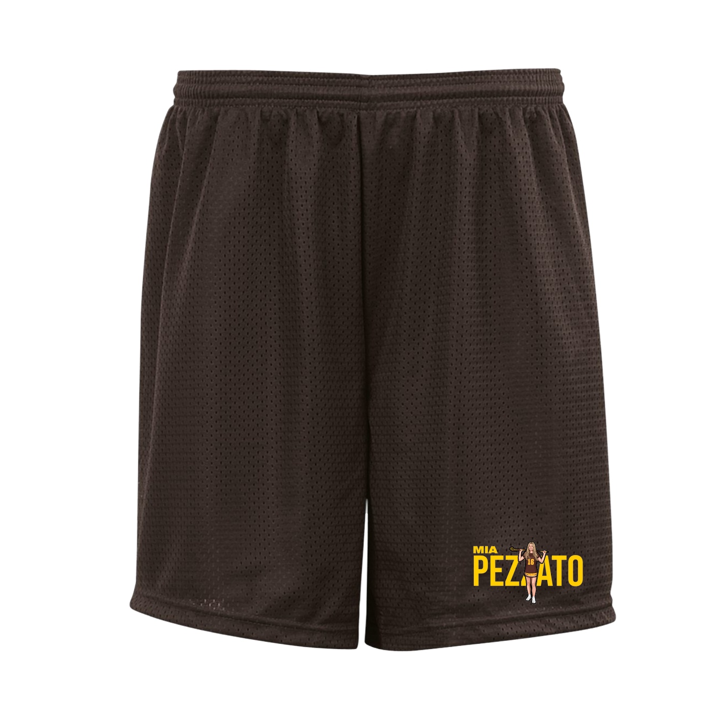Shorts — Player Name in Brown