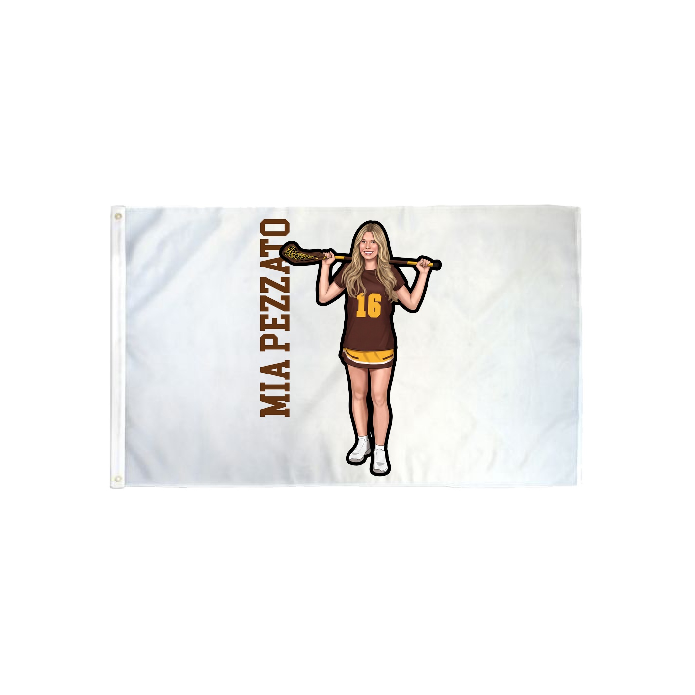 3x5 Flag — Name Vertical in Classic