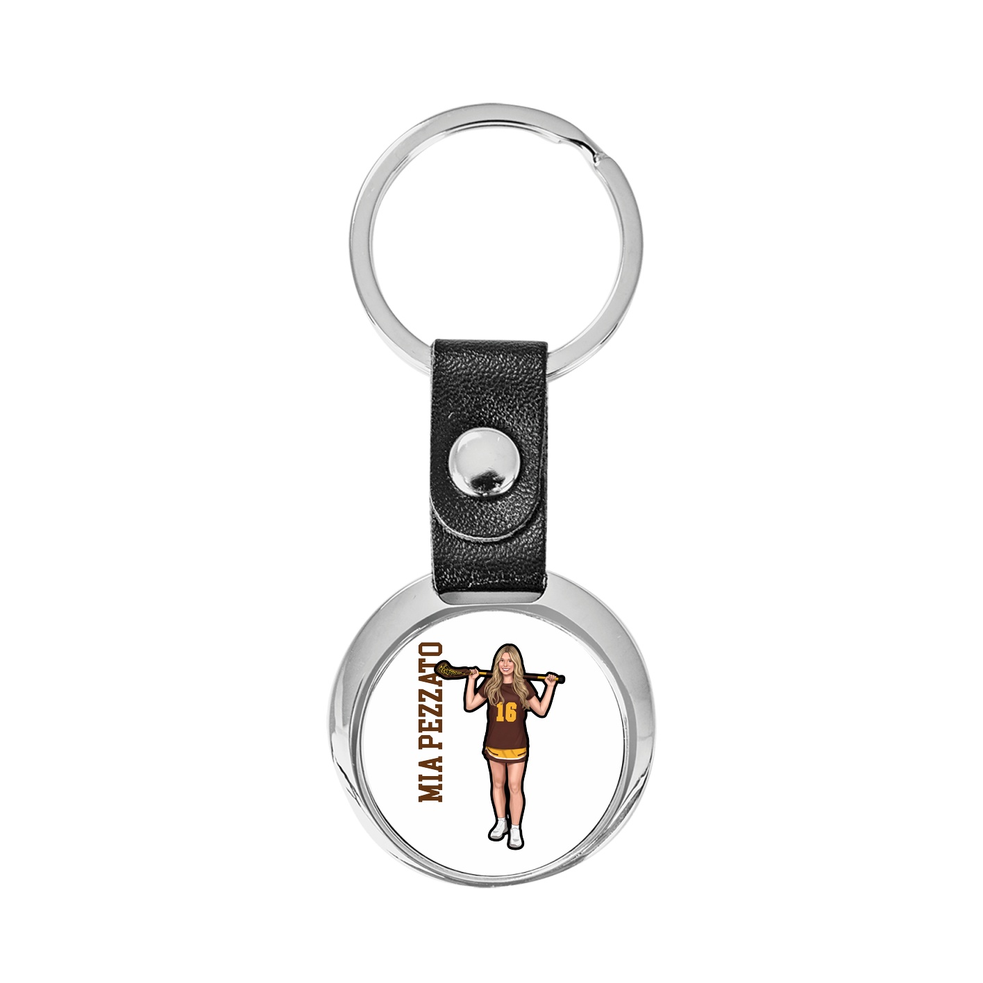 Key Chain — Name Vertical in Classic