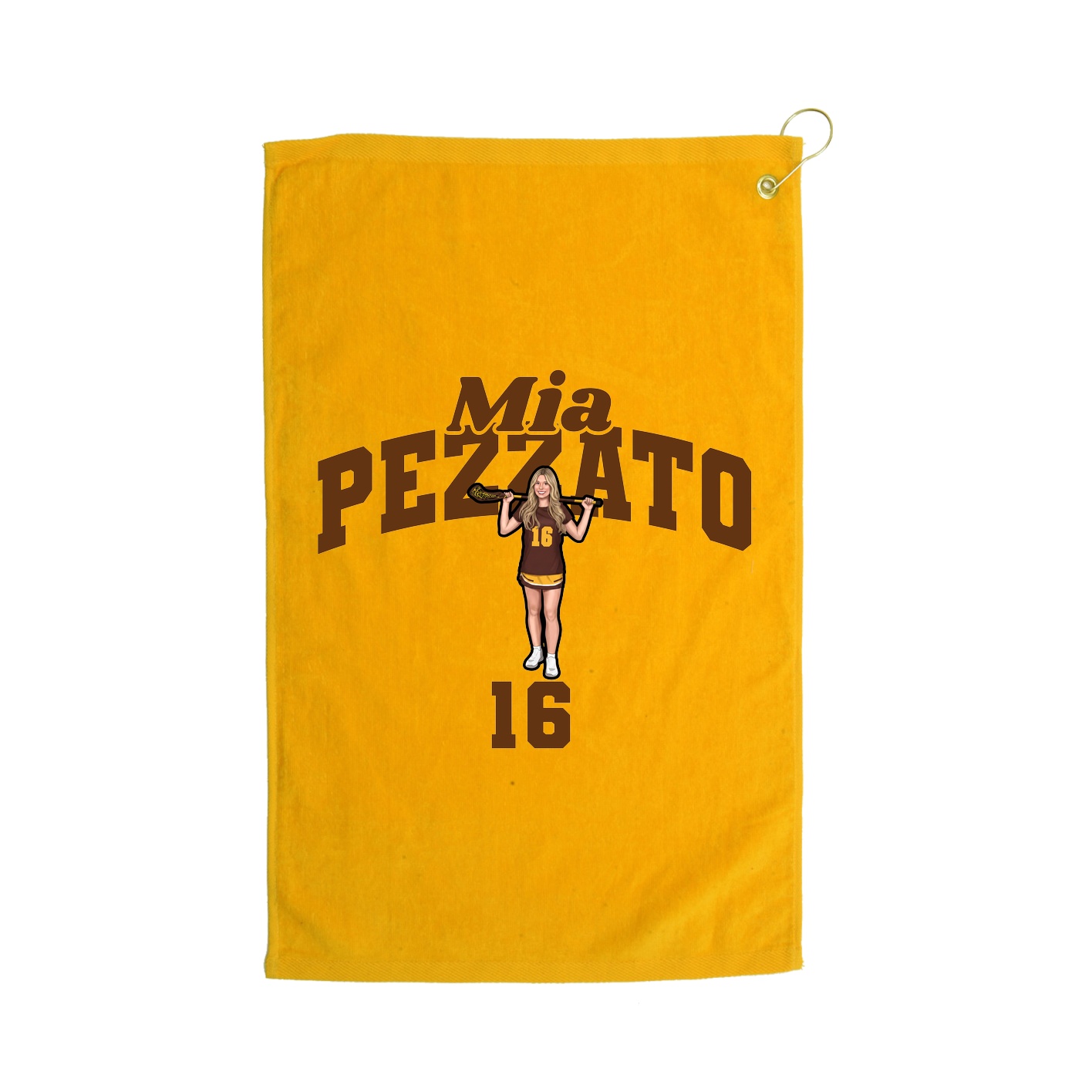 Golf Towel — Signature Arch in Gold