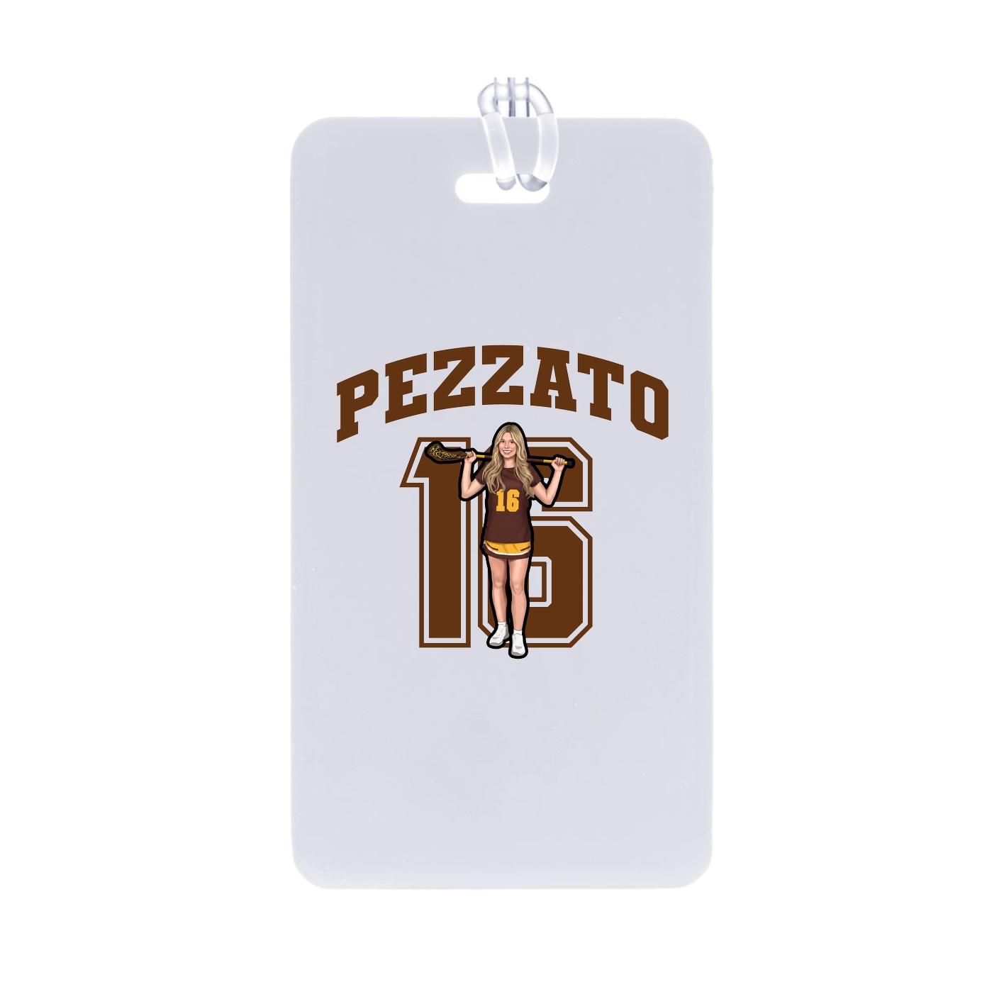 Bag Tag — Number in Classic