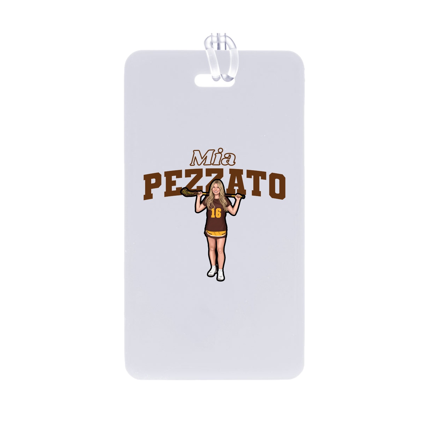 Bag Tag — Name Arch in Classic