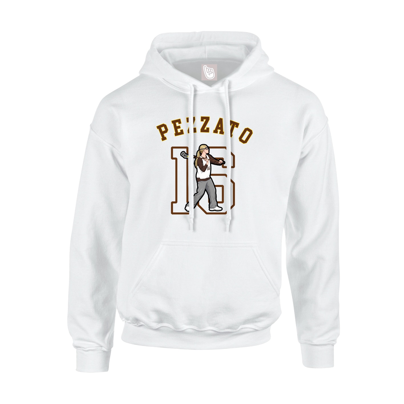 Hoodie — Shirsey Arch in White