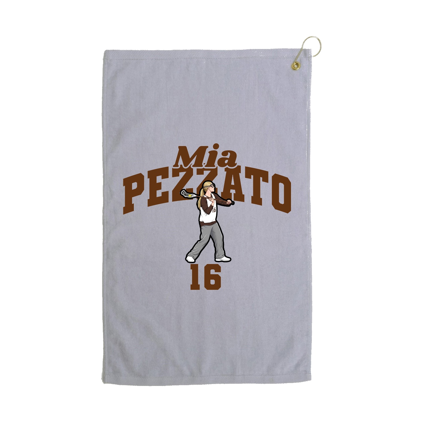 Golf Towel — Signature Arch in Grey