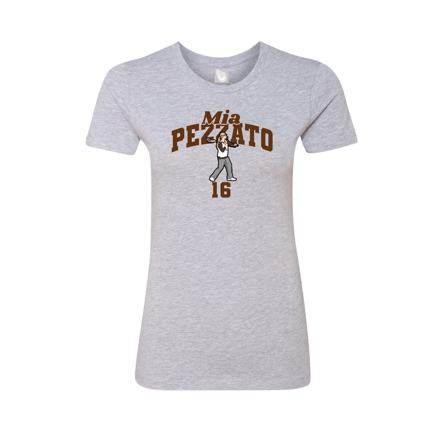 Womens Tee — Signature Arch in Grey