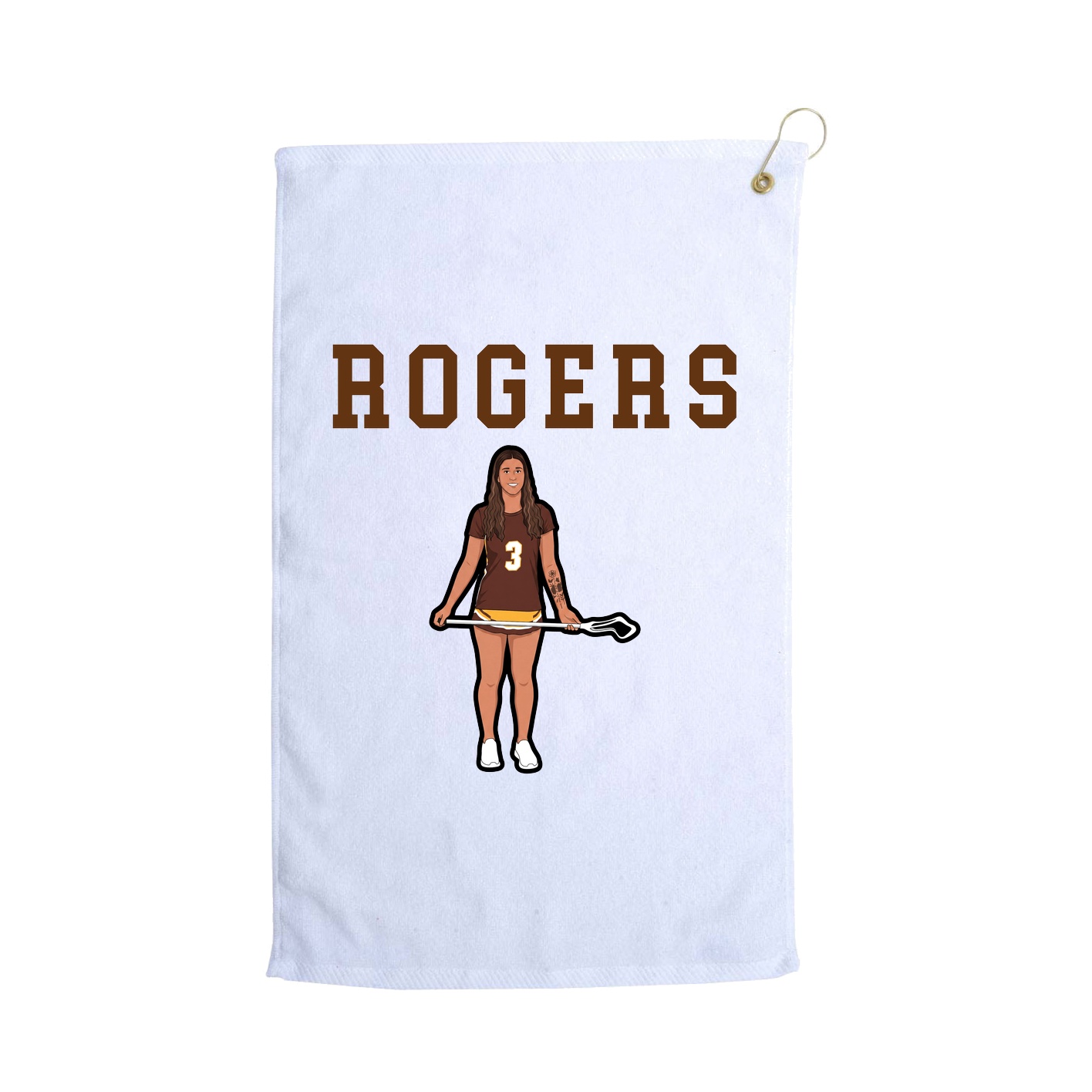 Golf Towel — Shirsey in White