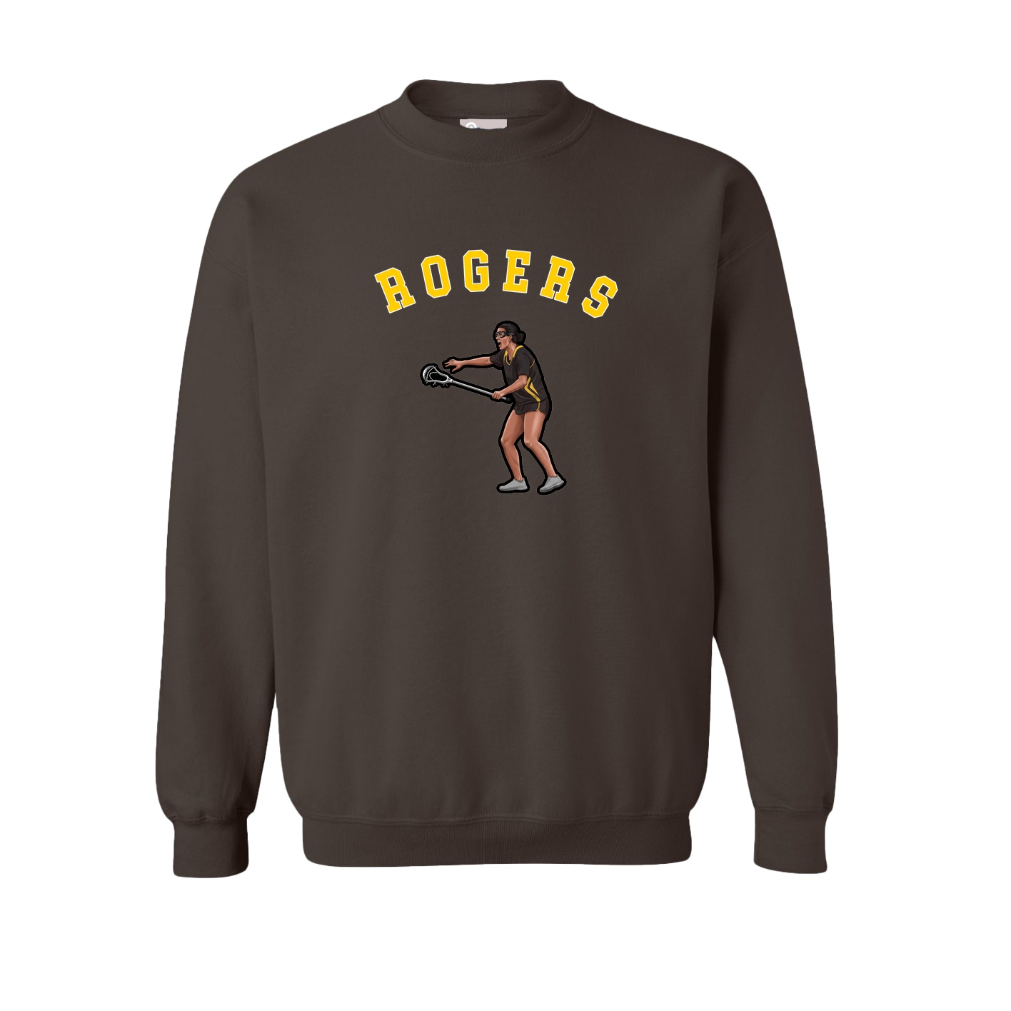 Fleece Crew — Shirsey Arch in Brown