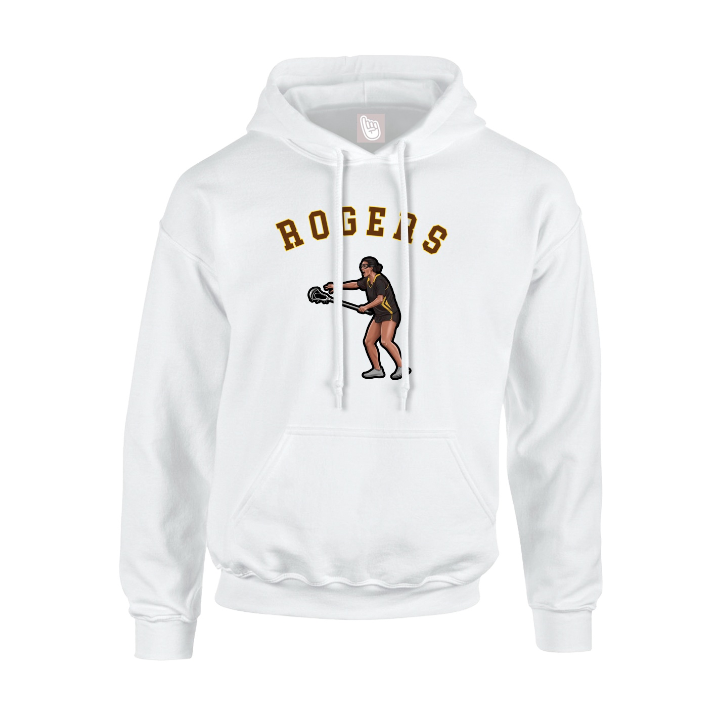 Youth Hoodie — Shirsey Arch in White