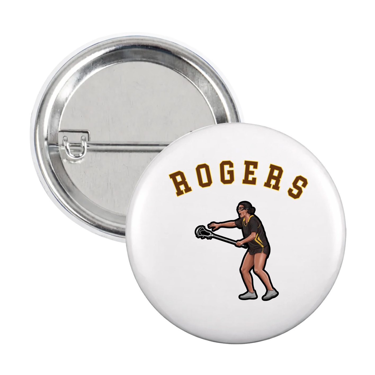 Game Day Button — Shirsey Arch in White