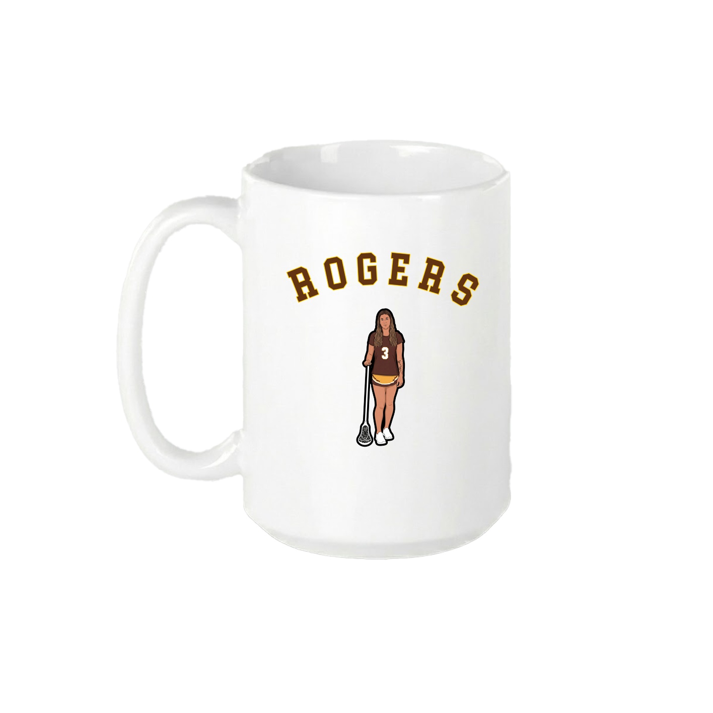 15oz Coffee Mug — Shirsey Arch in White