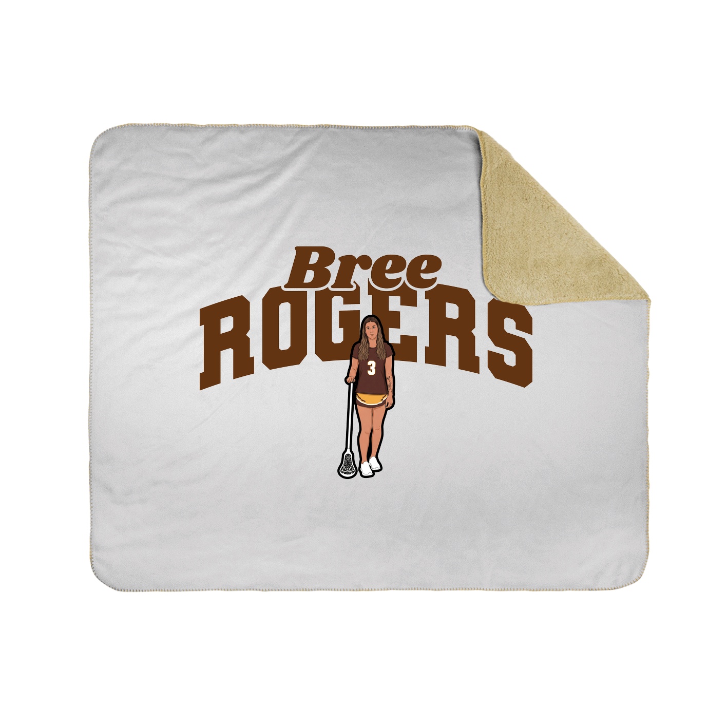 Throw Blanket — Signature Arch in White