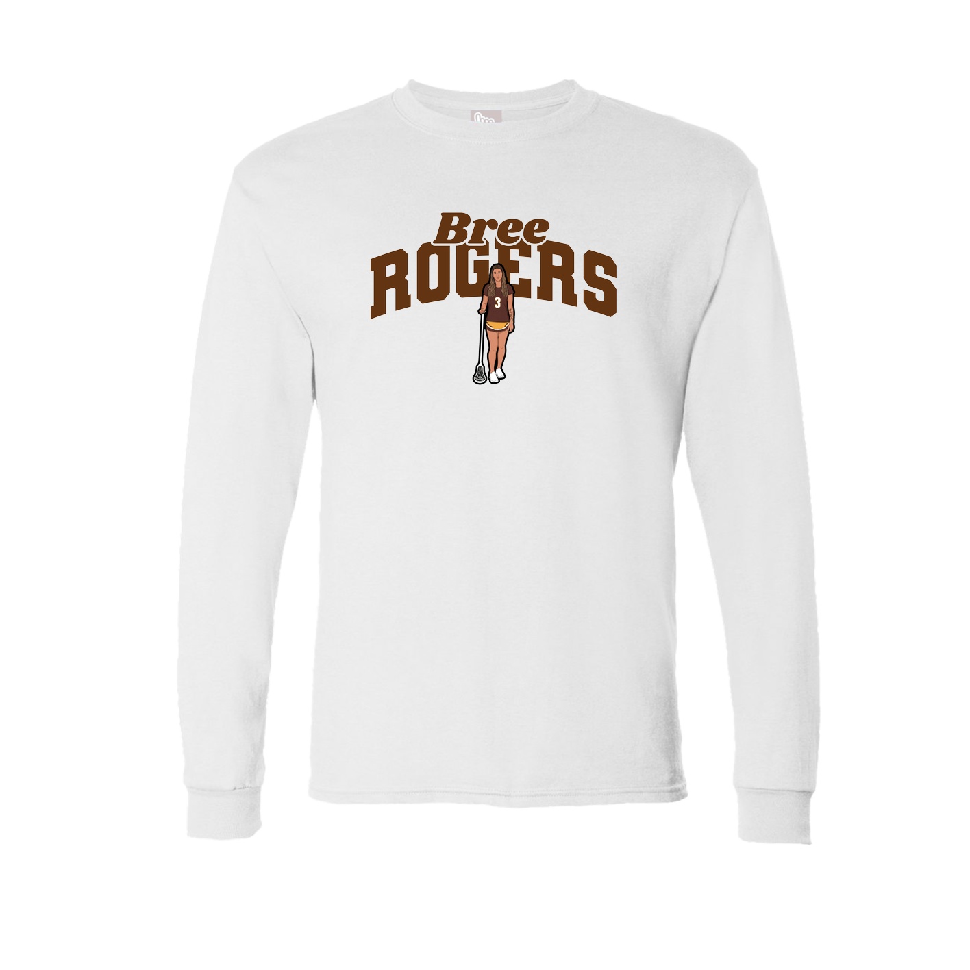 Long Sleeve Tee — Signature Arch in White