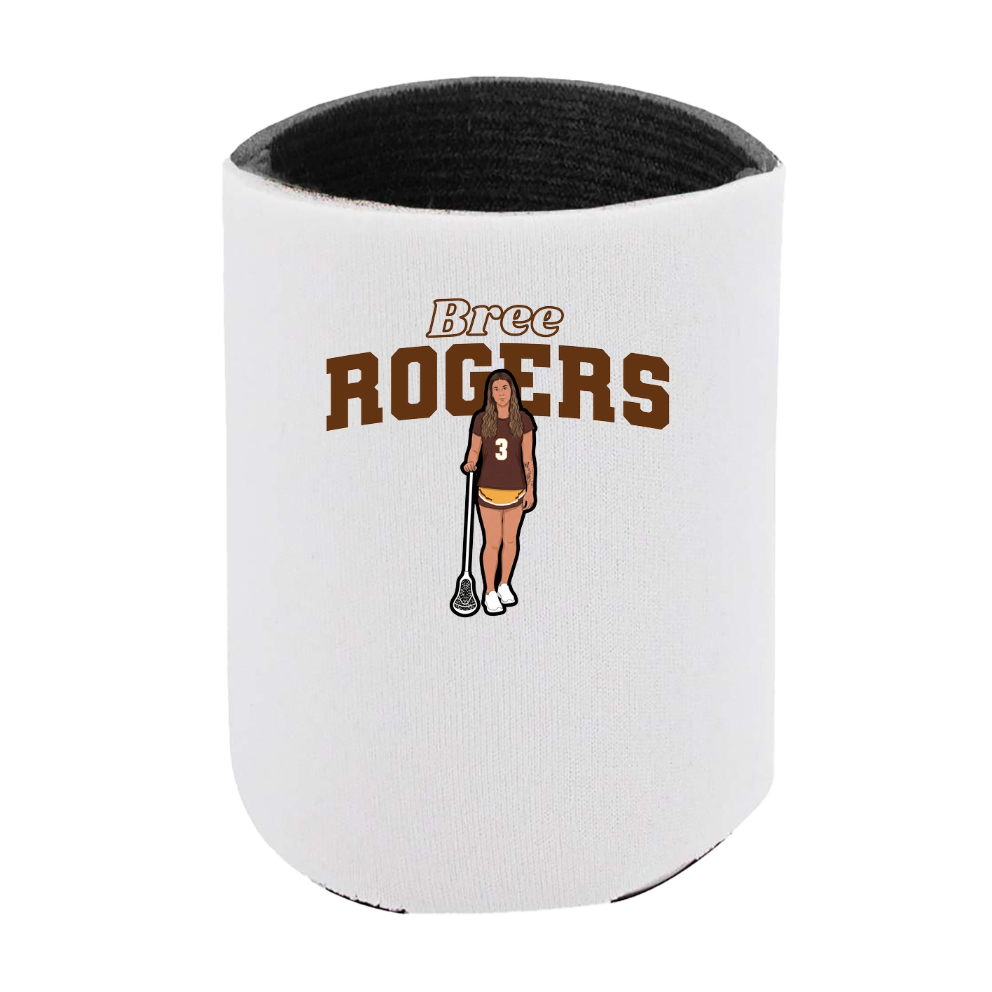 Can Holder — Name Arch in White