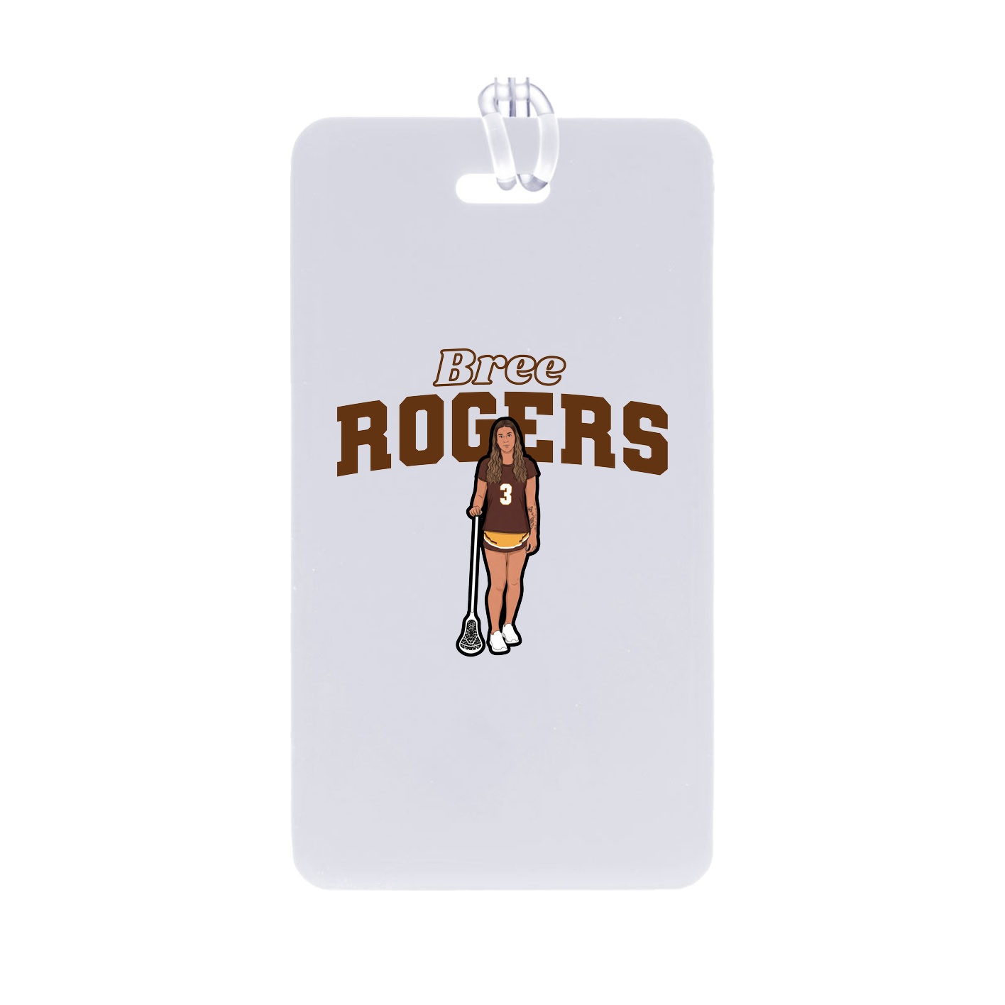 Bag Tag — Name Arch in Classic