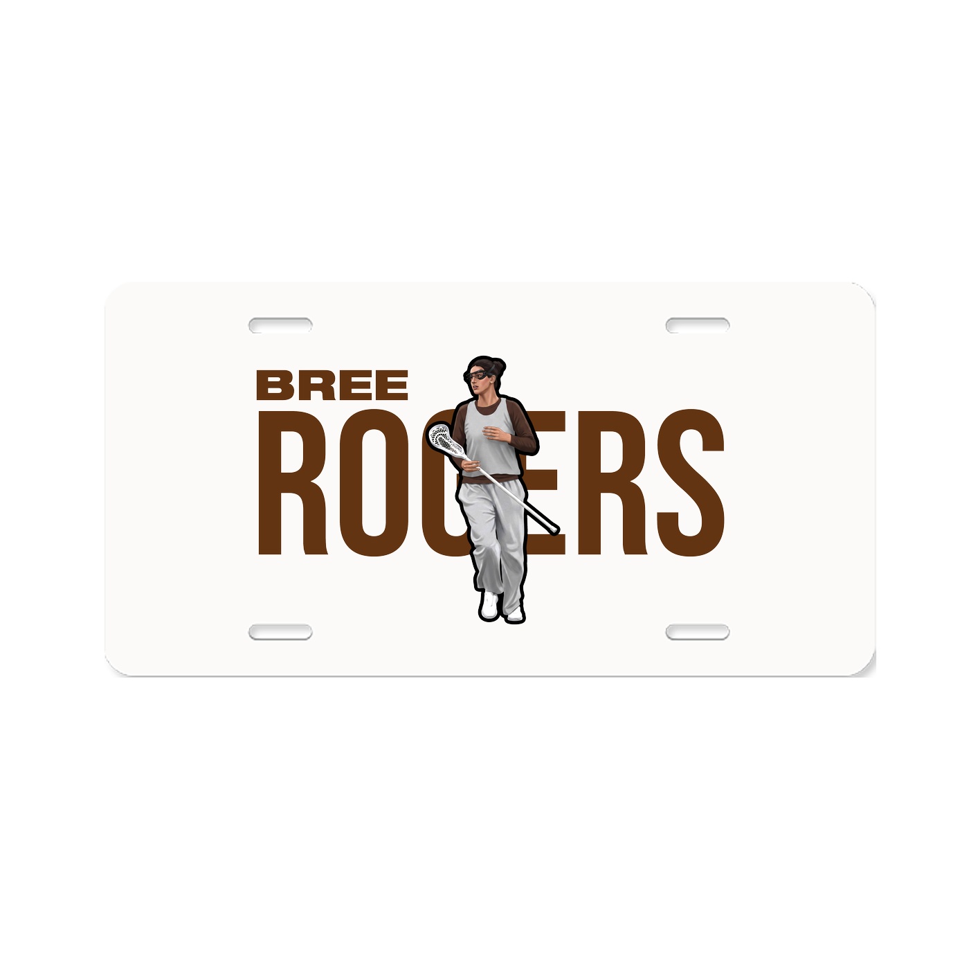 License Plate — Player Name in Classic