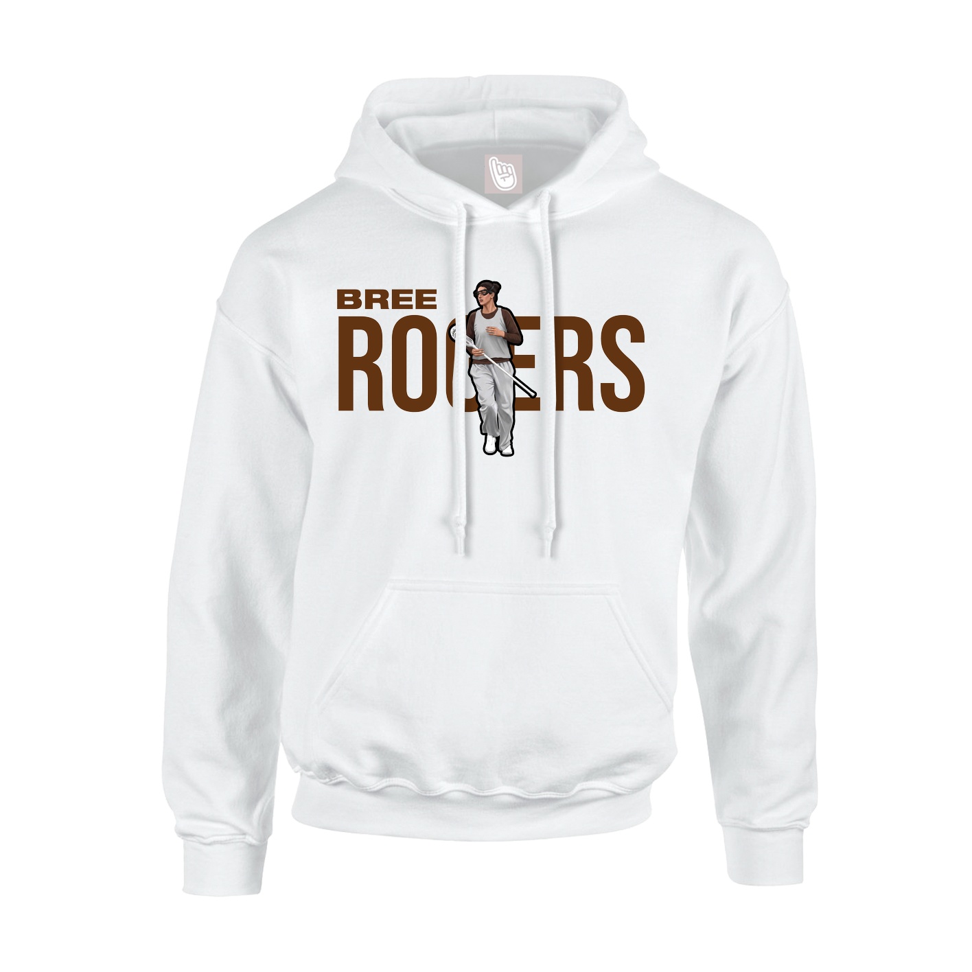 Hoodie — Player Name in White