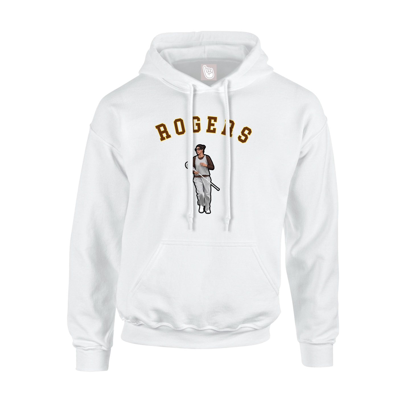 Hoodie — Shirsey Arch in White