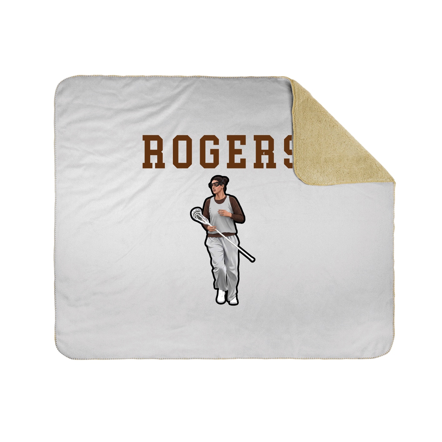 Throw Blanket — Shirsey in White