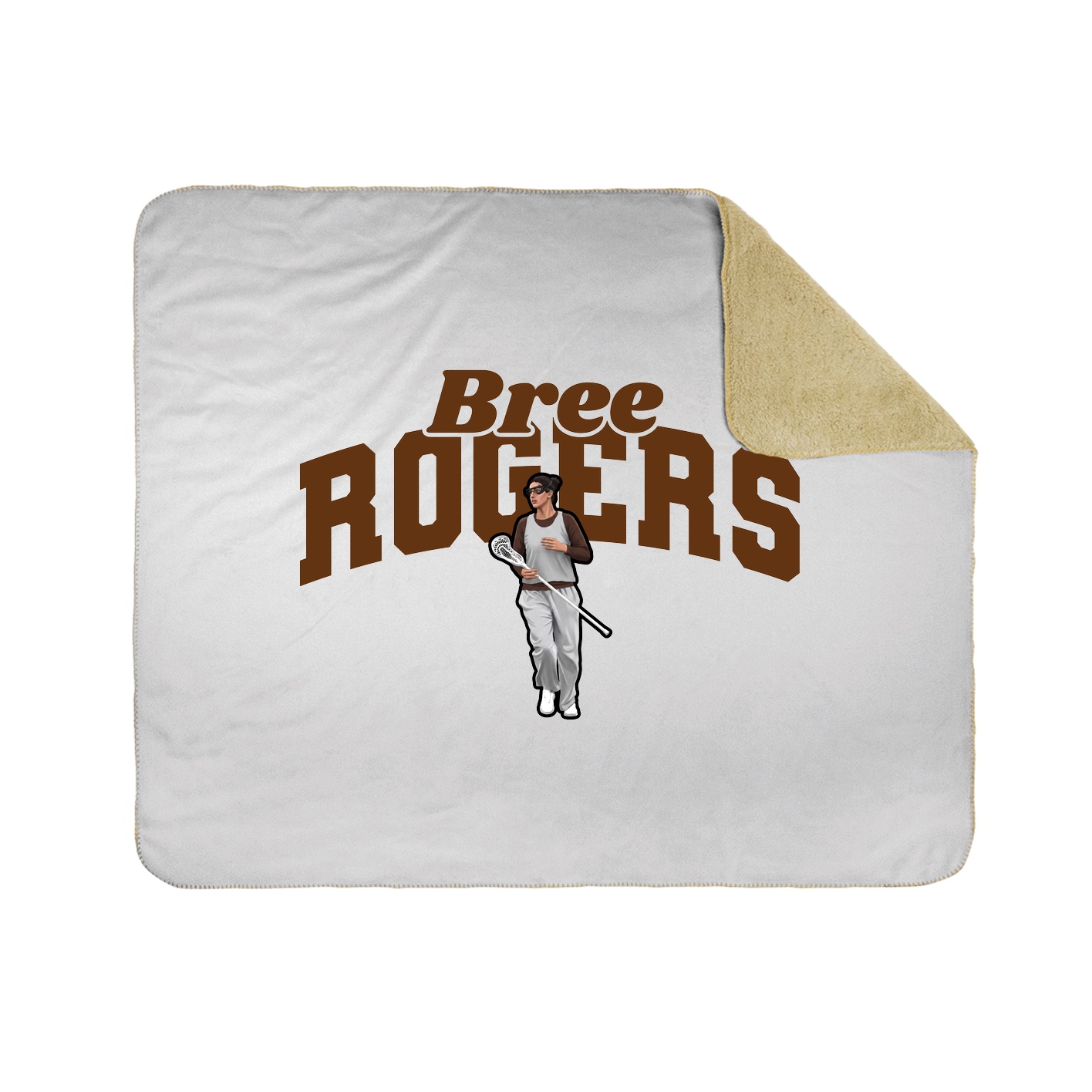 Throw Blanket — Signature Arch in White