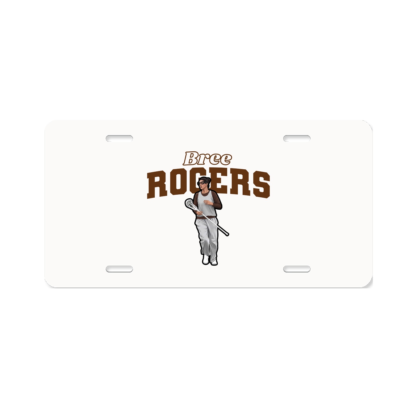 License Plate — Name Arch in Classic