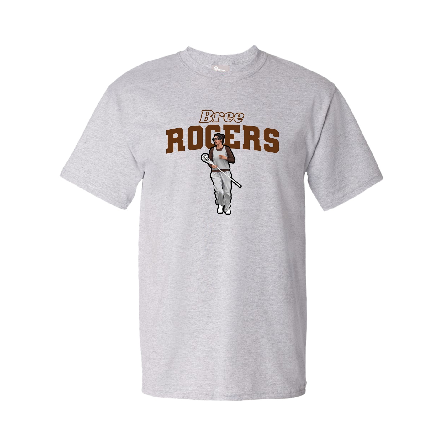 Tee — Name Arch in Grey