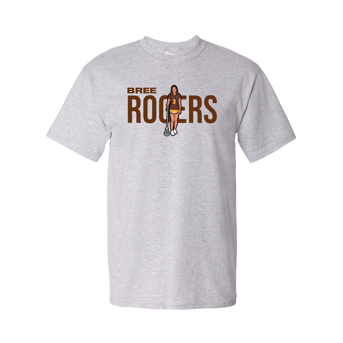 Youth Tee — Player Name in Grey