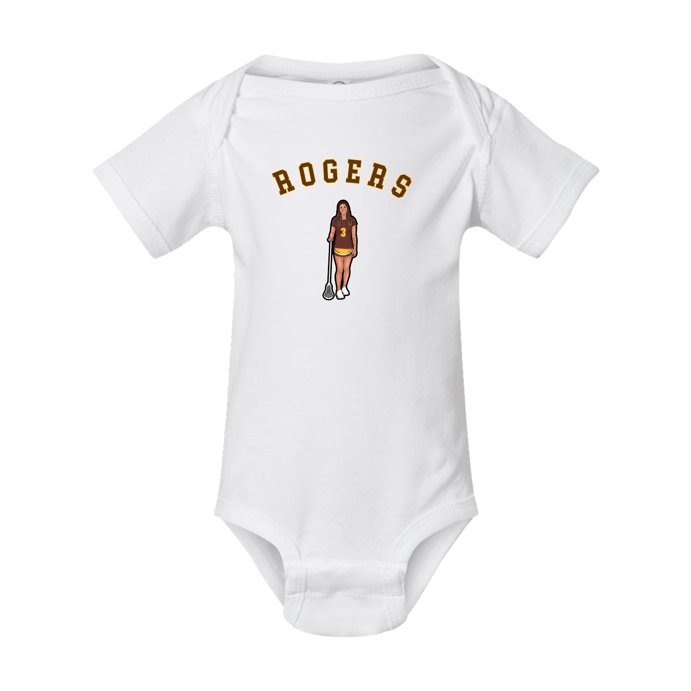 Baby Onesie — Shirsey Arch in White