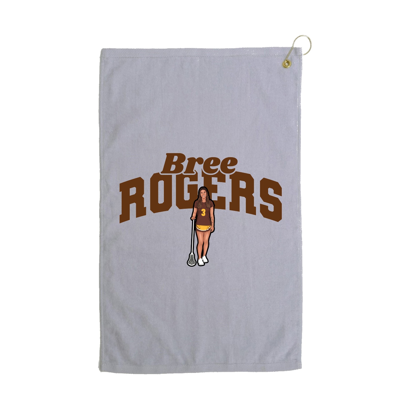 Golf Towel — Signature Arch in Grey
