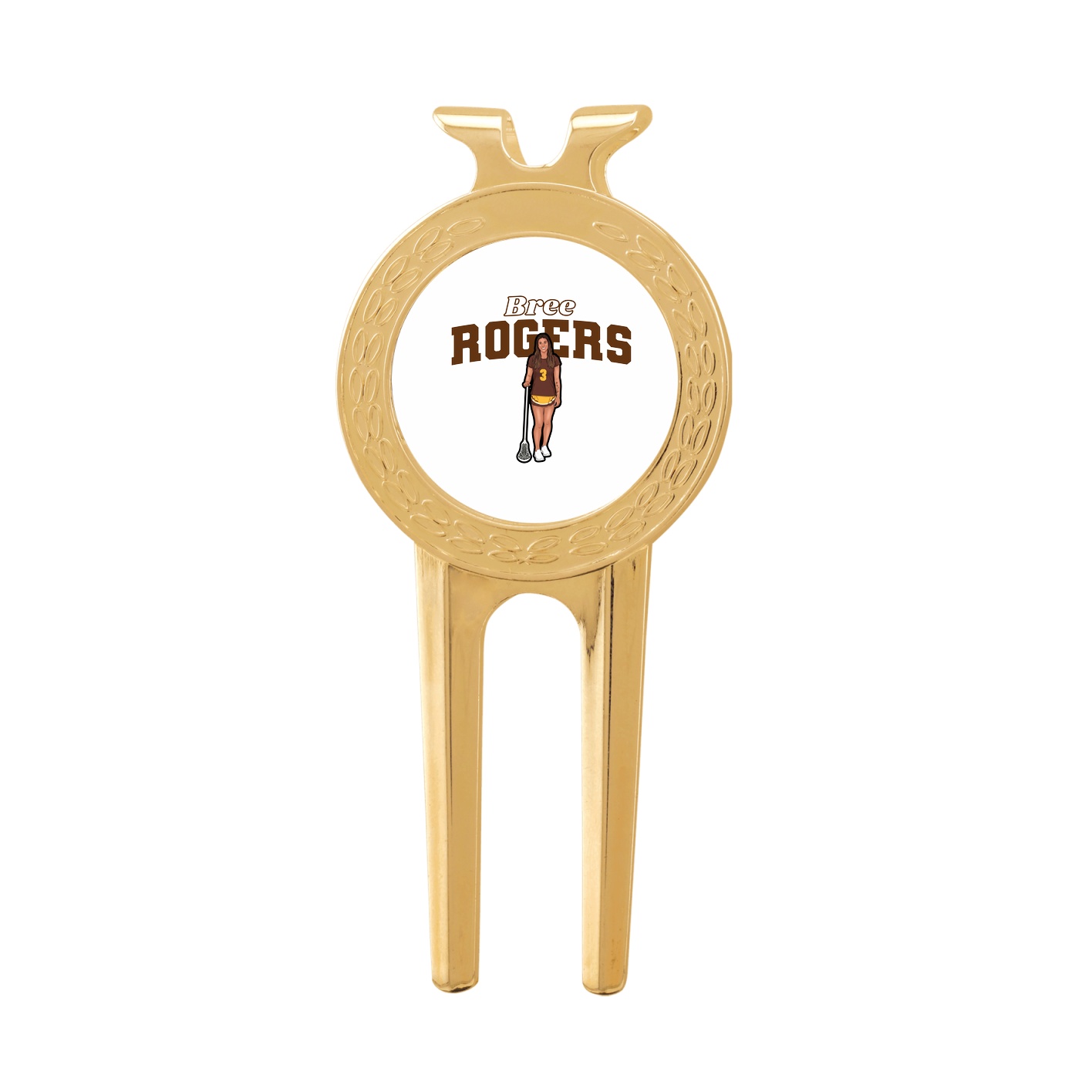 Divot Tool with Ball Marker — Name Arch in Classic