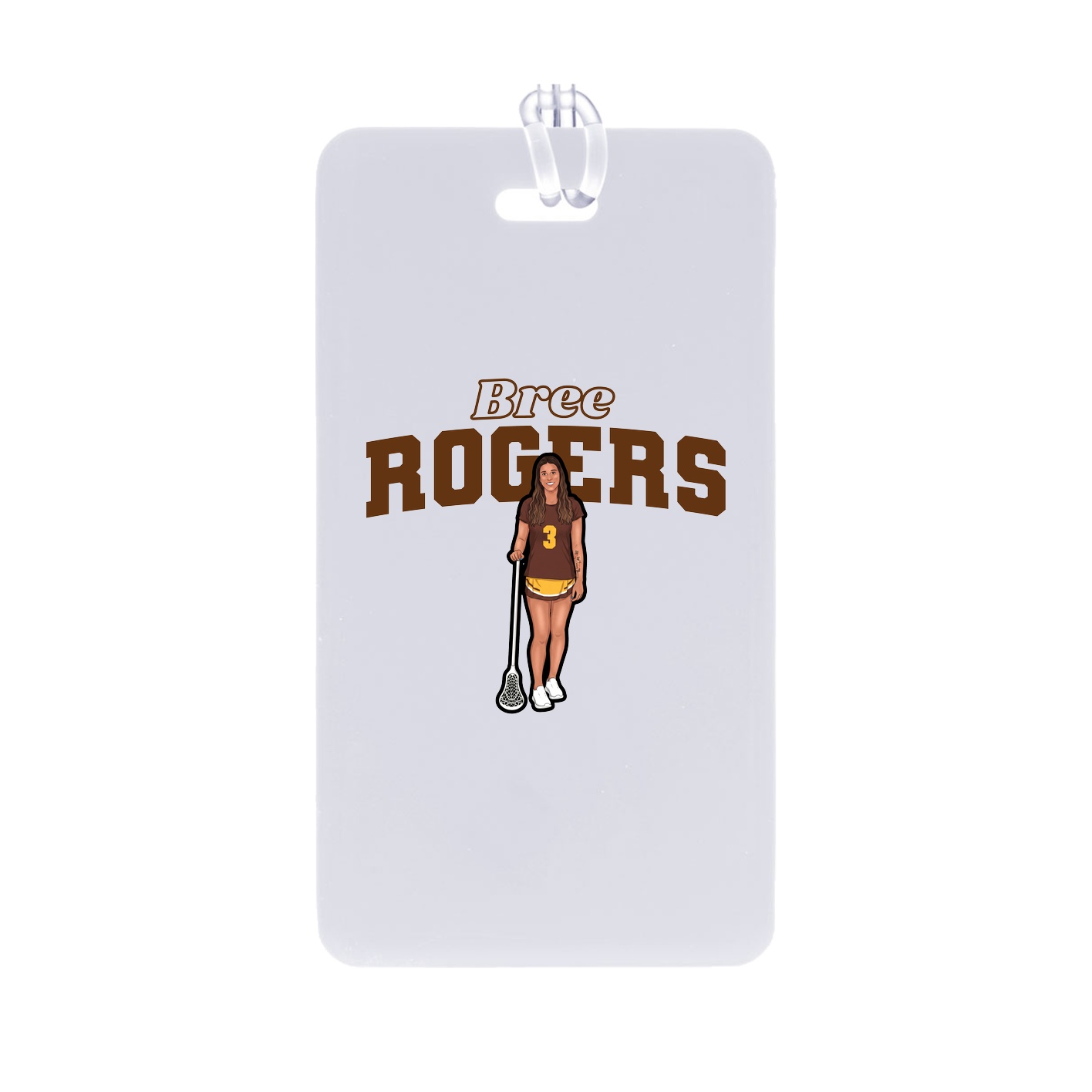 Bag Tag — Name Arch in Classic