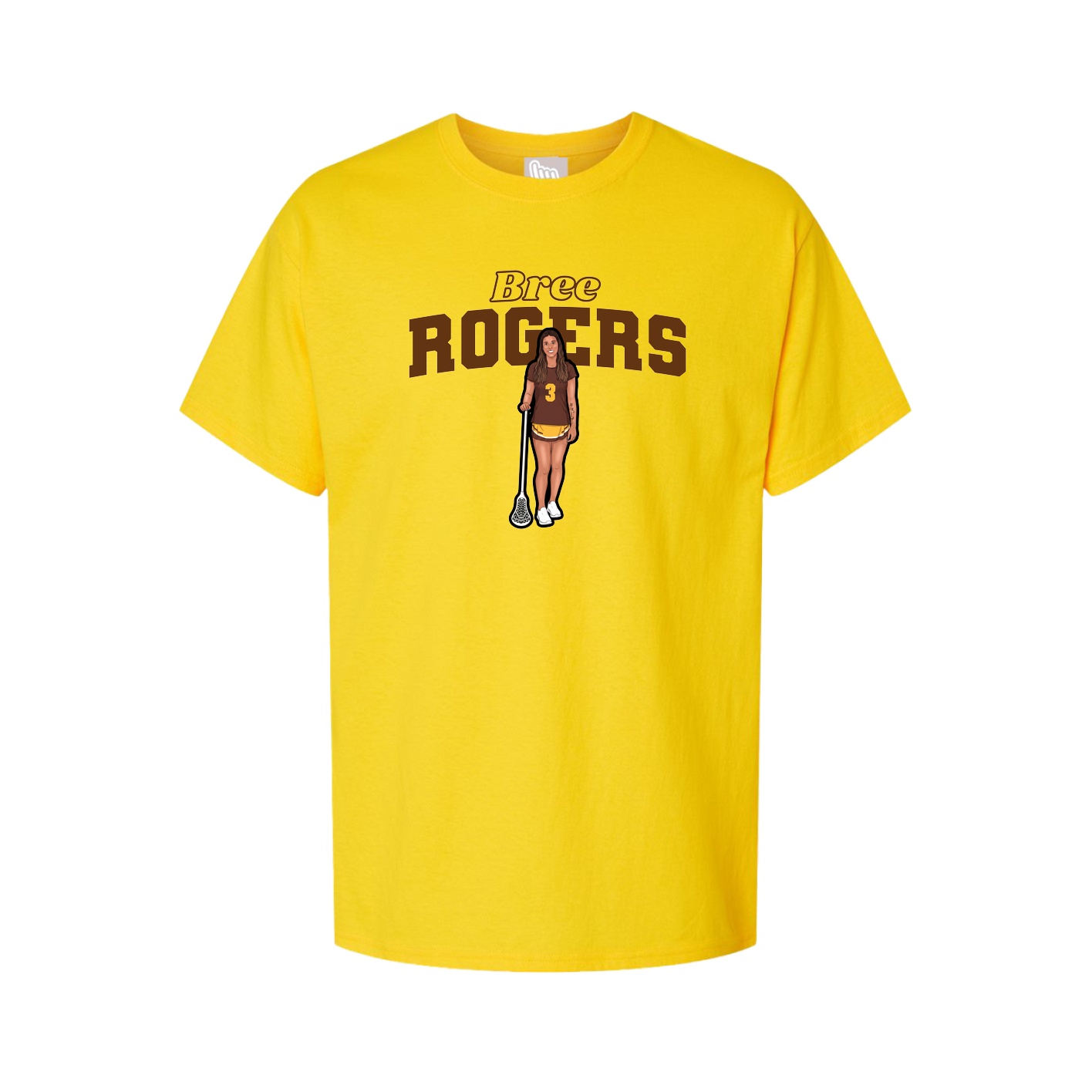 Youth Tee — Name Arch in Gold