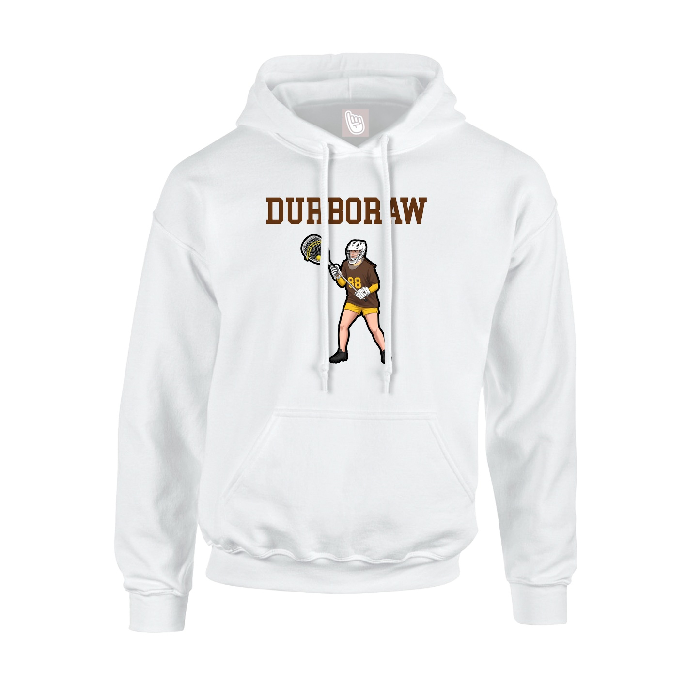 Hoodie — Shirsey in White