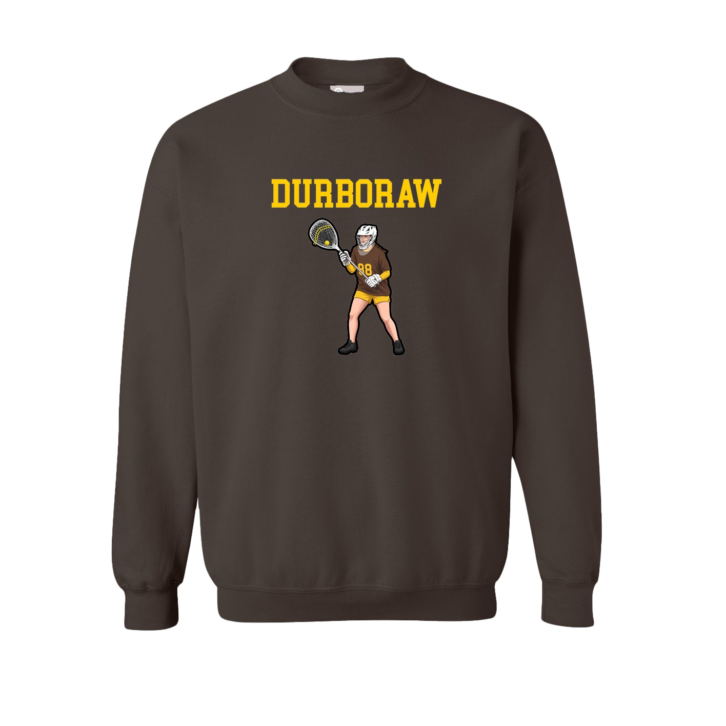 Fleece Crew — Shirsey in Brown
