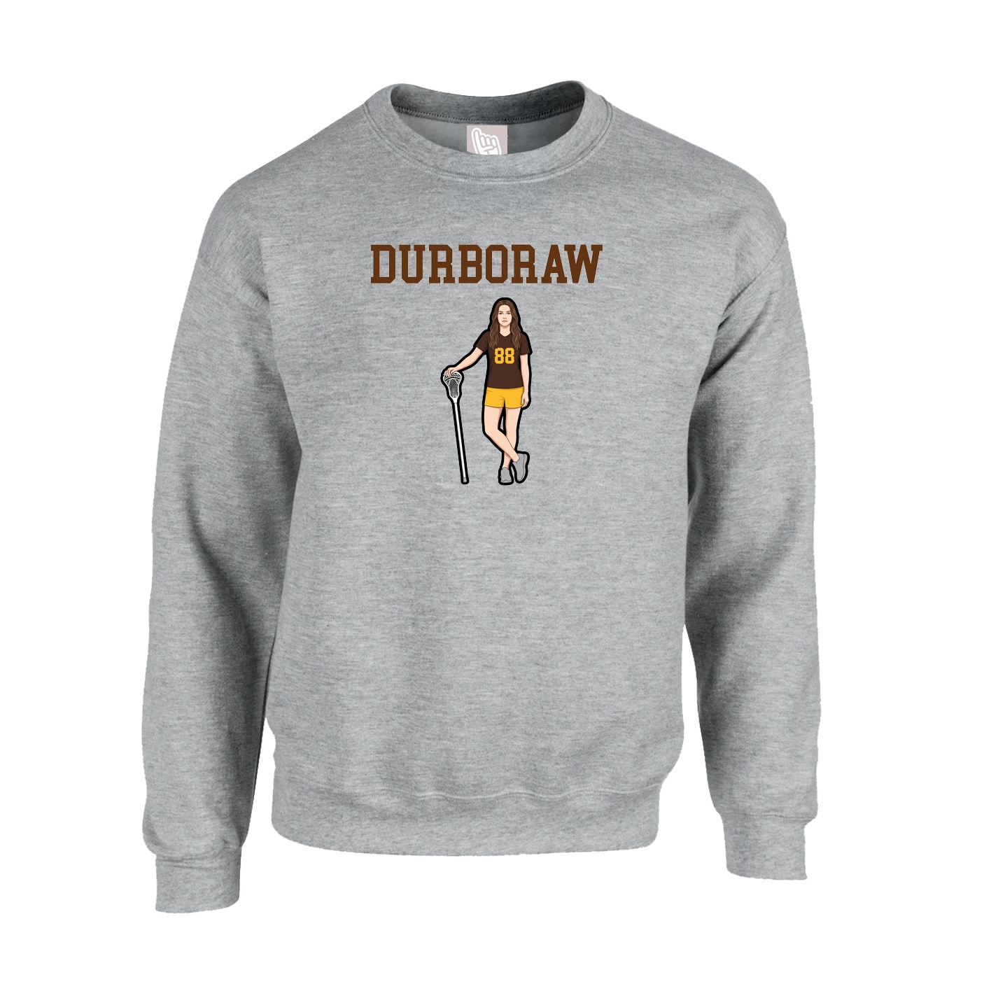 Fleece Crew — Shirsey in Grey