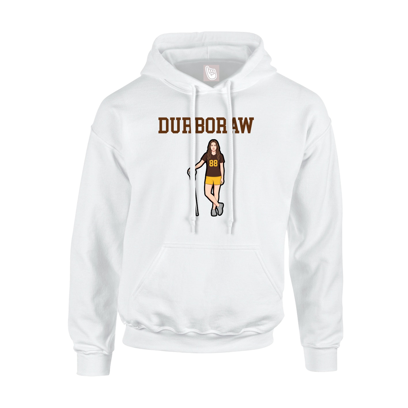 Youth Hoodie — Shirsey in White