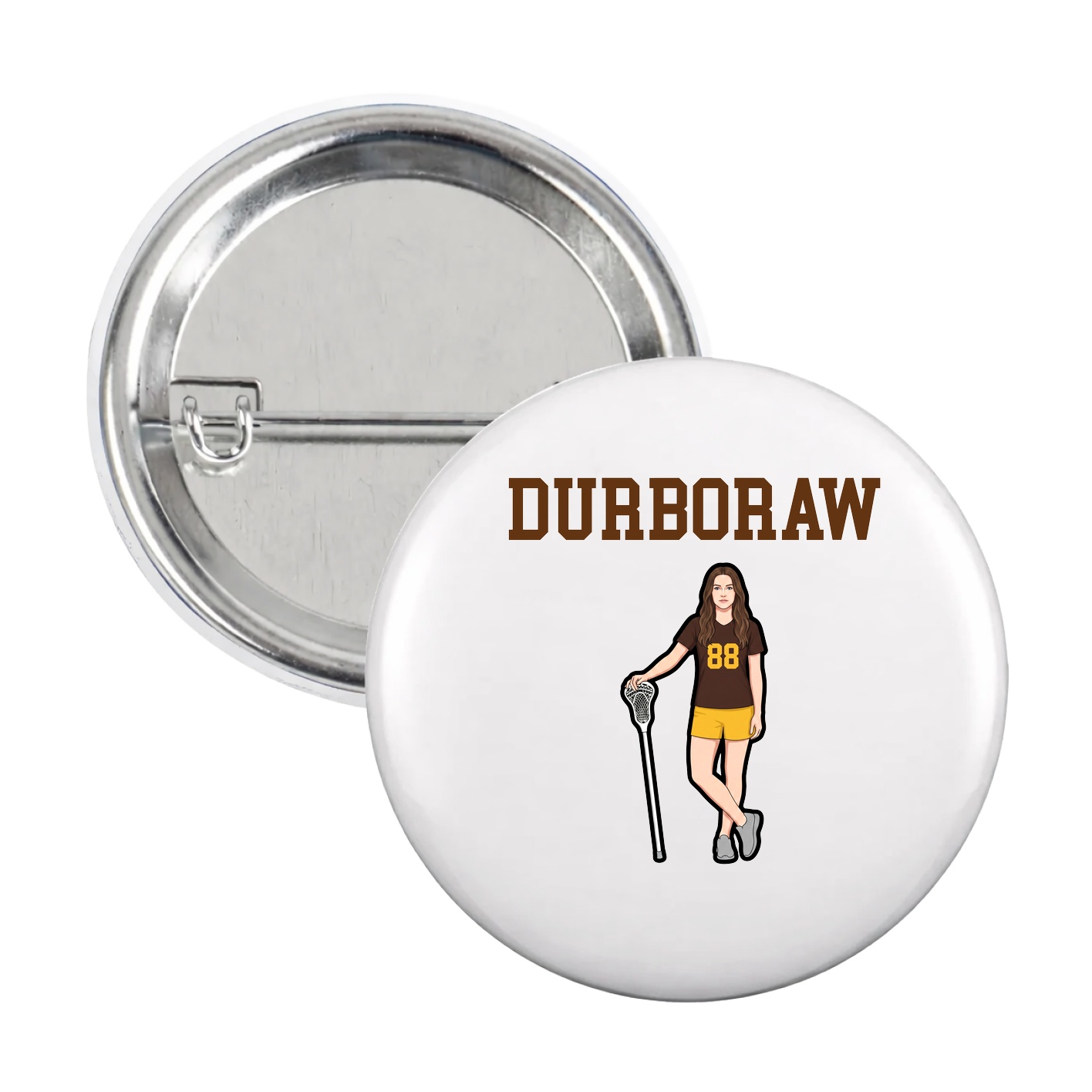 Game Day Button — Shirsey in White